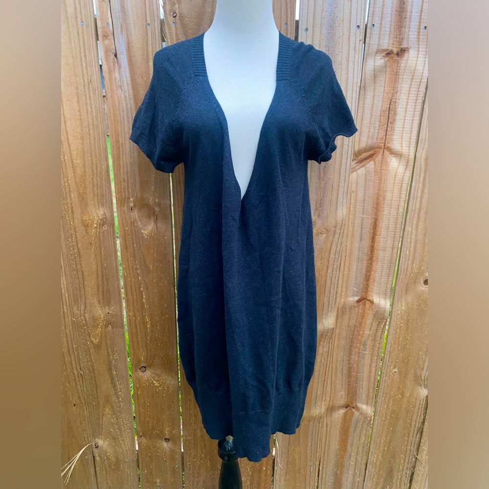 MLLP Alpaca/Cotton Blend Deep V-neck Slip Dress SZ L